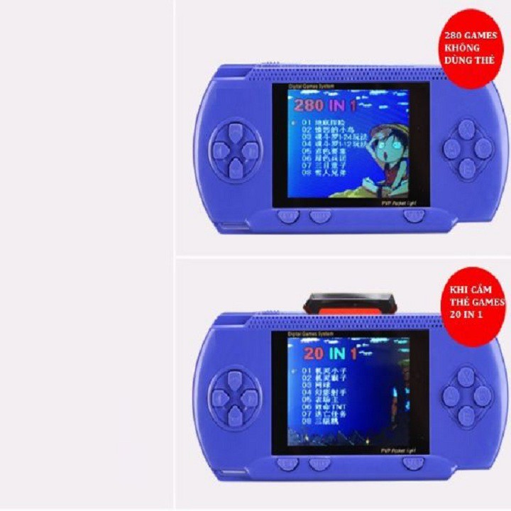 Máy Chơi Game Cầm Tay RS-80 Với 280 Trò Chơi-Tặng Kèm Thẻ Chơi Game 20 In 1