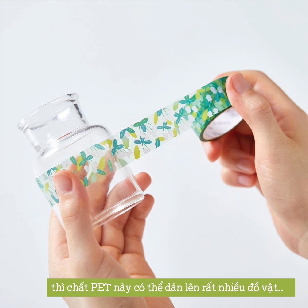 Băng keo trang trí chất liệu PET trong suốt - SODA 🍹 Hàng chính hãng ✨
