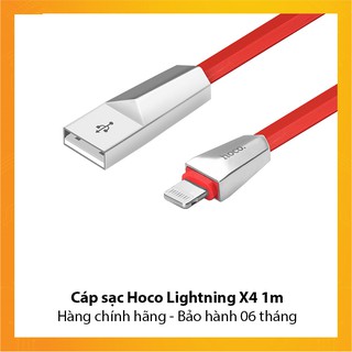 Cáp sạc Hoco Lightning X4 1m - Hàng chính hãng - Bảo hành 6 tháng