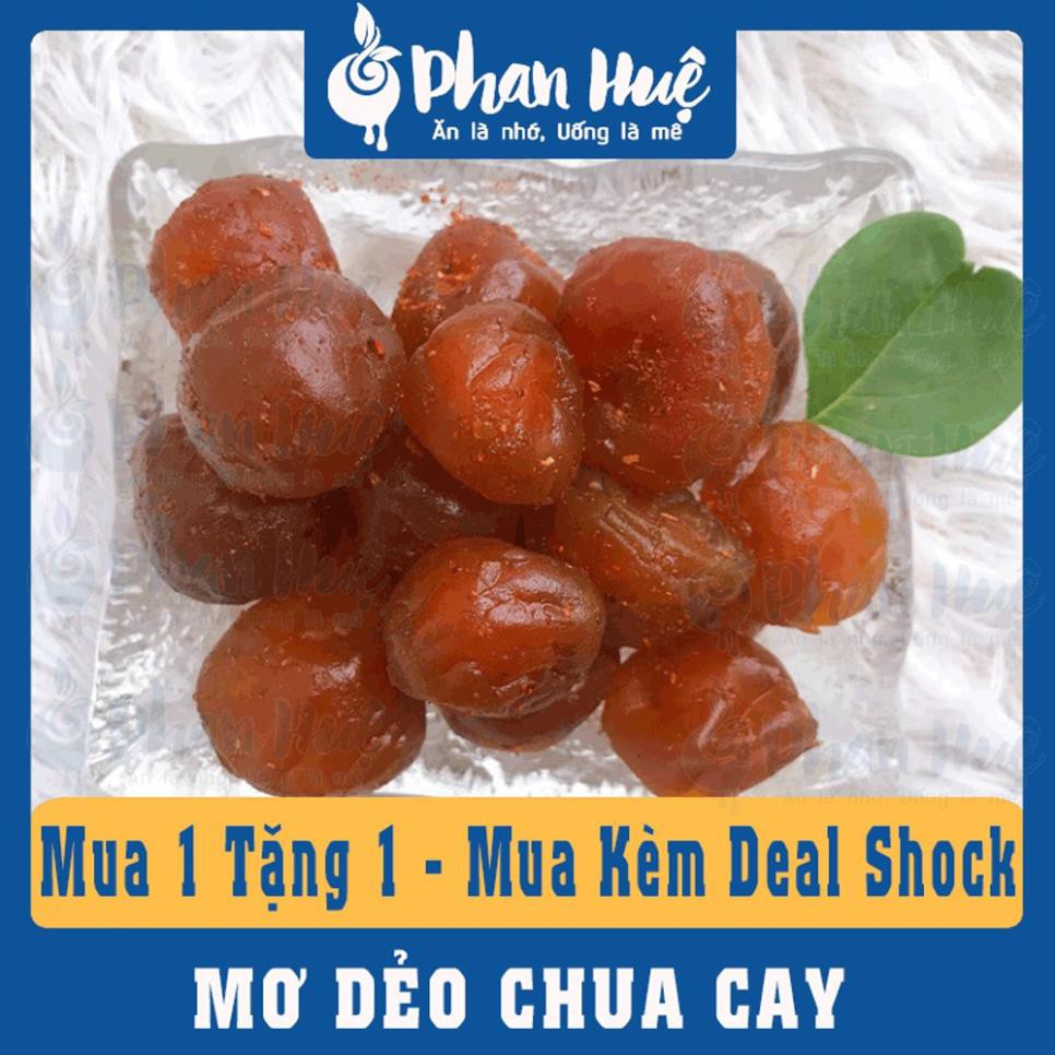 [ Ăn thử 100g ] Ô mai xí muội mơ dẻo cay Phan Huệ đặc biệt, mơ miền Bắc chọn lọc, đặc sản Hà Nội