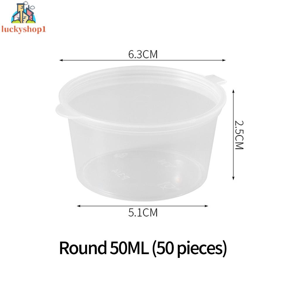 Hộp Đựng Nước Sốt / Mỹ Phẩm Hình Tròn Chống Rò Rỉ Tiện Dụng