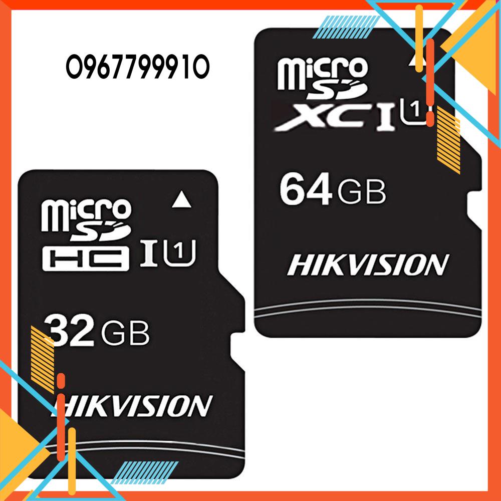 [HOT]Thẻ nhớ camera micro sd hikvision 32gb/64gb/128gb class 10- Thẻ Nhớ Chính hãng- bảo hành 2 năm