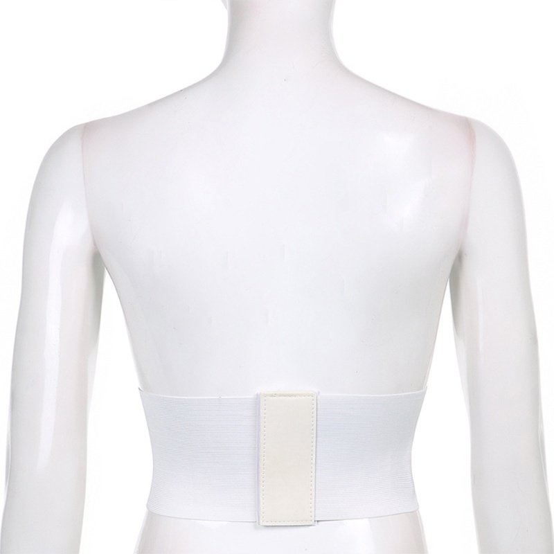 Áo corset định hình cơ thể màu trắng/ đen/ nâu phong cách gothic quyến rũ cho nữ