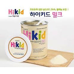 Sữa bột Hikid Premium Hàn Quốc tách béo 600g👨‍❤️‍💋‍👨Freeship👨‍❤️‍💋‍👨dành cho trẻ từ 1 tuổi trở lên