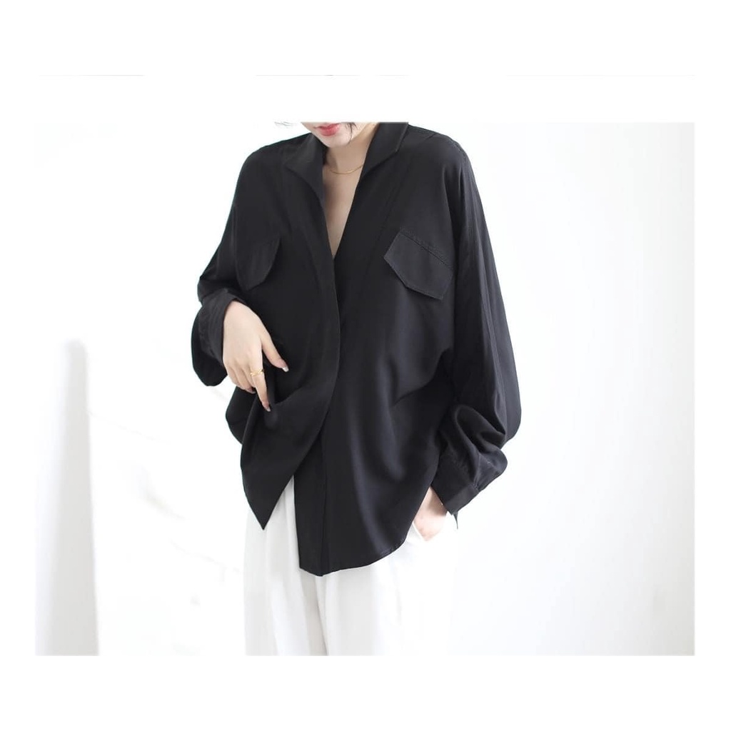 Áo sơ mi thiết kế form kimono by Chunn Design