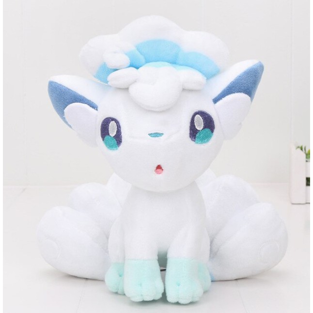 GẤU BÔNG POKÉMON VULPIX MÀU TRẮNG 20CM+ tặng 1 hình xăm dễ thương bất kỳ