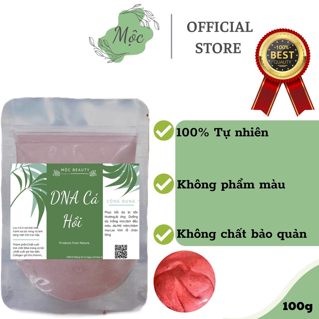 bột mặt nạ dna cá hồi 100gr