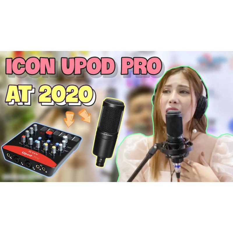 Sound card hát live tuyệt đỉnh ICON UPOD PRO, hàng trưng bày 99.9% đủ bộ dây kết nối