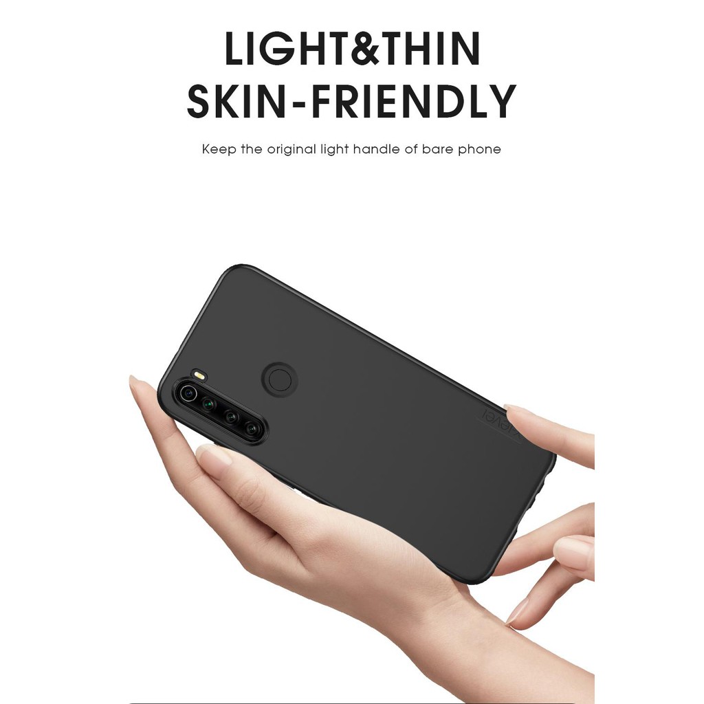 Ốp lưng X- level Xiaomi redmi note 8 chống vân tay siêu mỏng