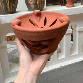 [Hỏa tốc]Bếp đất, bếp gốm hun bồ kết, sả, chanh,...đuổi muỗi,kháng khuẩn size to
