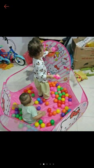 [Mã LIFE0503TOYS giảm 10% đơn 0Đ] Lều bóng kèm 100 bóng lều size lớn nhiều mẫu lựa chọn cho bé