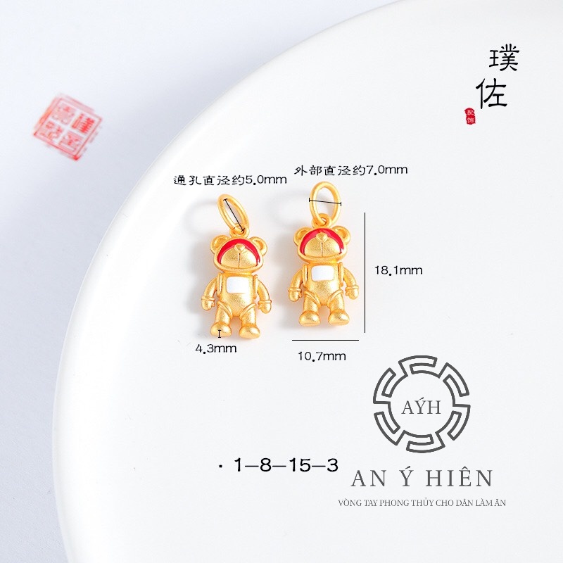 Charm Gấu phi hành gia #C478 ( An Ý Hiên)