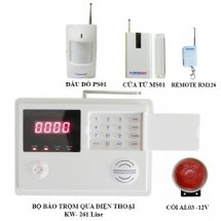 Báo trộm qua điện thoại 261 line