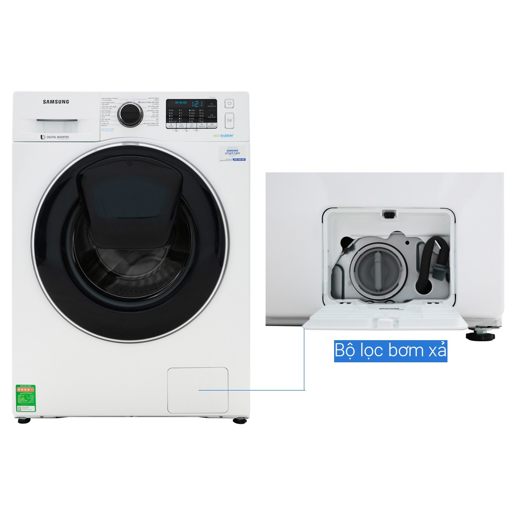 Máy giặt Samsung Addwash Inverter 10 kg WW10K54E0UW/SV