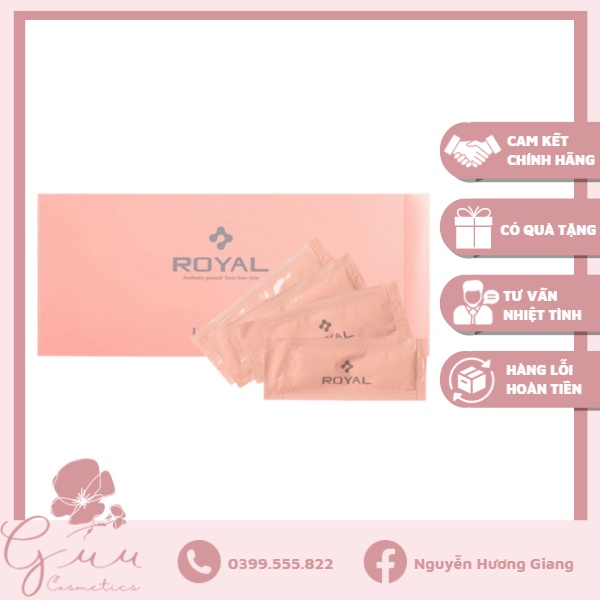 Hộp 90 gói tinh chất nhau thai cuống rốn Royal Serum Nhật Bản