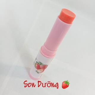 Son dưỡng môi Dâu tây,dưỡng ẩm và kích màu sau xăm môi,son HandMade