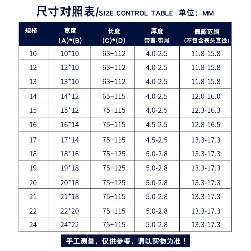 Dây Da Bò ChấT LượNg Cao Cho ĐồNg Hồ 10 / 12 / 13 / 15mm 16mm 17mm 18mm 19mm 20mm 22mm 24mm