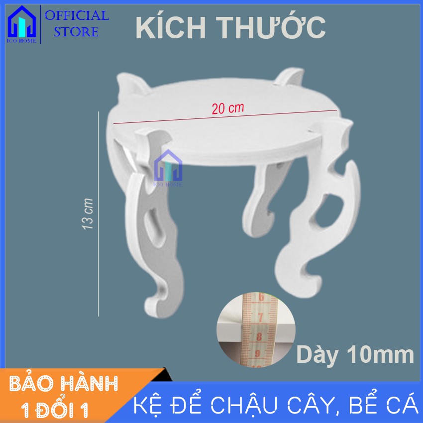 Giá đỡ chậu hoa cây cảnh bể cá trang trí kiểu dáng sang trọng - ICO HOME