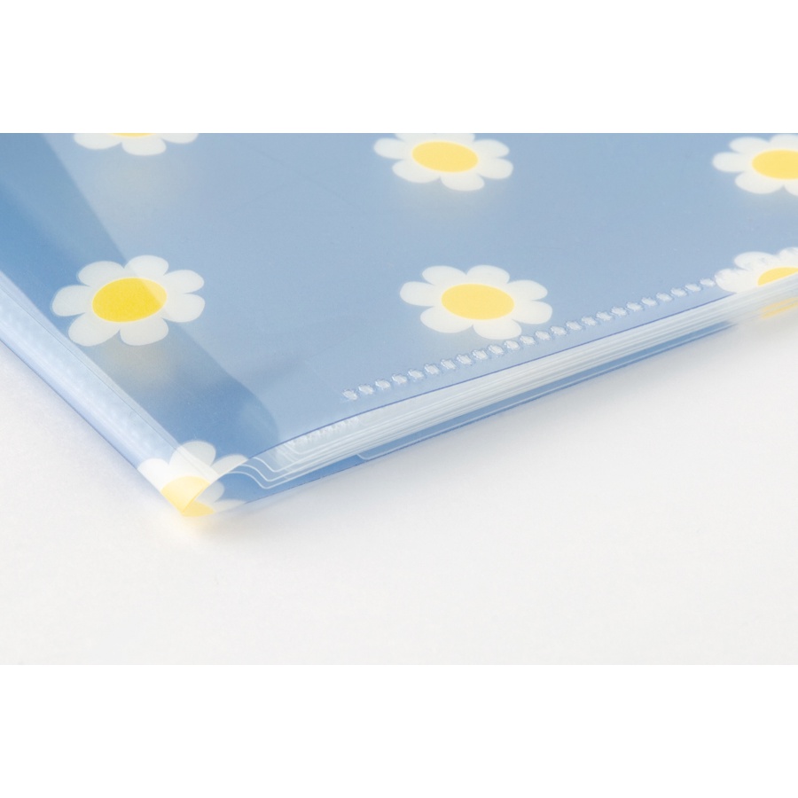 Bìa Đựng Tài Liệu ARTBOX Hàn Quốc Họa Tiết Hoa Cúc 8 Ngăn Xinh Xắn