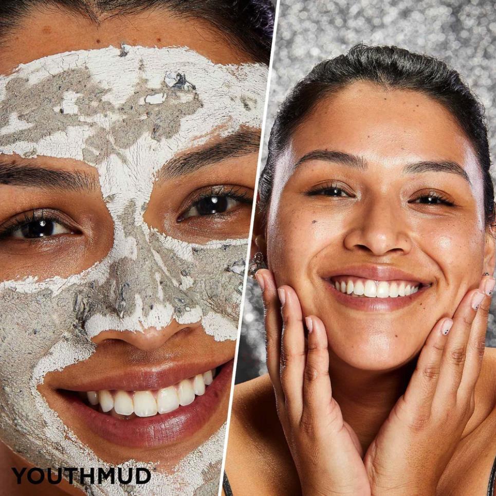 Mặt Nạ Đất Sét 60$ GlamGlow YOUTHMUD Glow Stimulating &amp; Exfoliating Treatment Mask