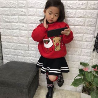 Áo nỉ noel cho bé