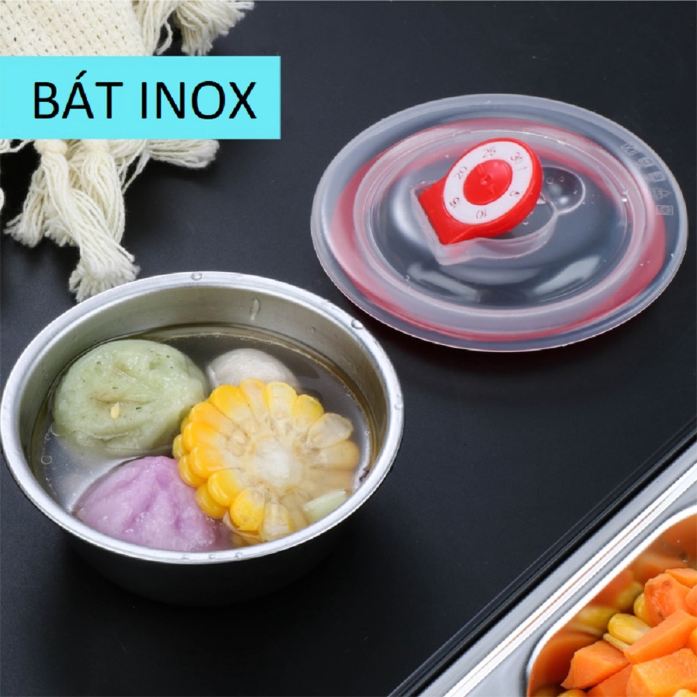 Hộp cơm văn phòng ❤️Lõi Inox❤️Kèm Thìa Đũa❤️ Khay đựng thức ăn mã 20021