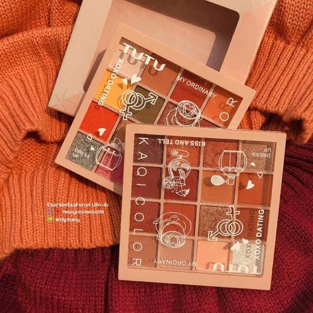 BẢNG MẮT TUTU KAQI 16 Ô