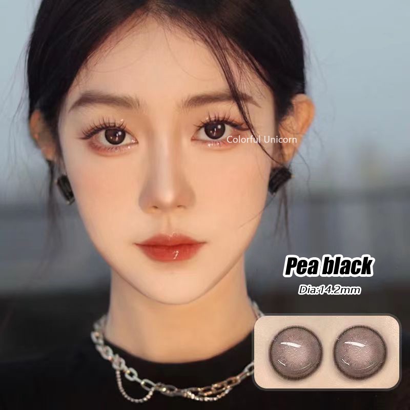 Cặp kính áp tròng COLORHUNTER HXC 0-8 độ 14.2mm dùng một năm thời trang