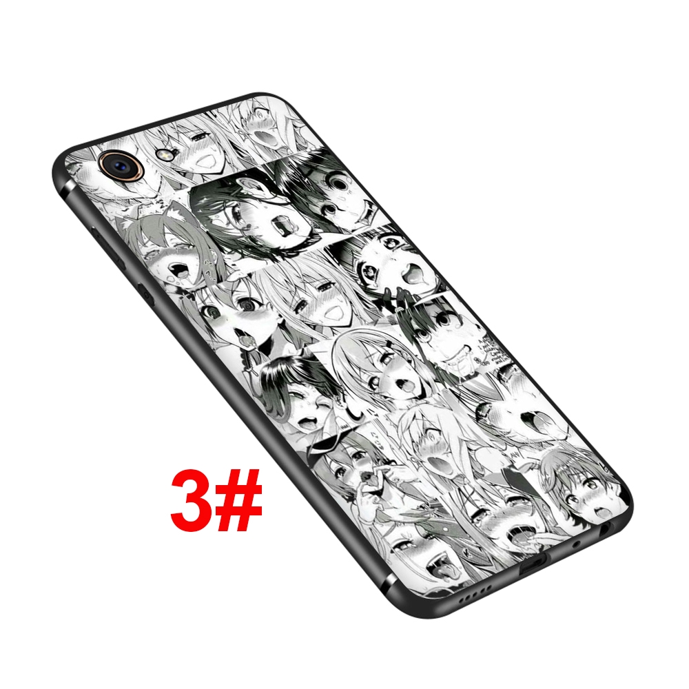 Ốp điện thoại silicon mềm 121f hình ahegao anime cho vivo y11 y17 y53 y55s y69 y71 y81s y91c y5s y91 y93 y95 u3