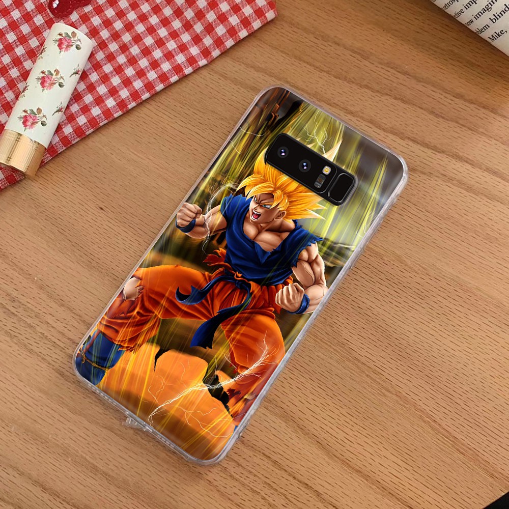 Ốp Điện Thoại Trong Suốt Họa Tiết Dragon Ball Z At38 Cho Xiaomi Poco X3 Nfc A2 Lite Mi 8 9 Se 9t Pro