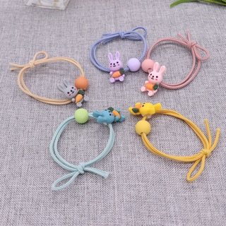 Set 5 dây cột tóc thỏ xinh xắn