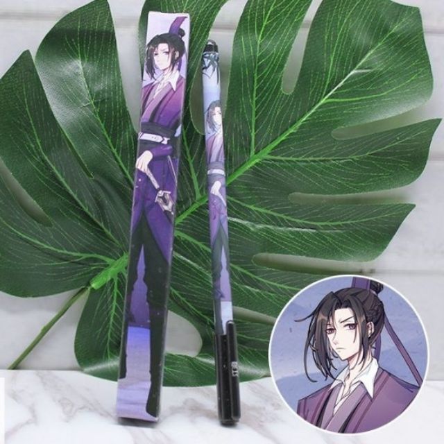 Bút gel nước cute Ma Đạo Tổ Sư K02 Lam Trạm Ngụy Anh Vong Tiện