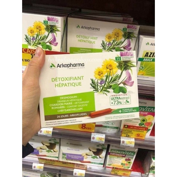 Detox Thải độc gan Arkopharma DETOXIFIANT HEPATIQUE