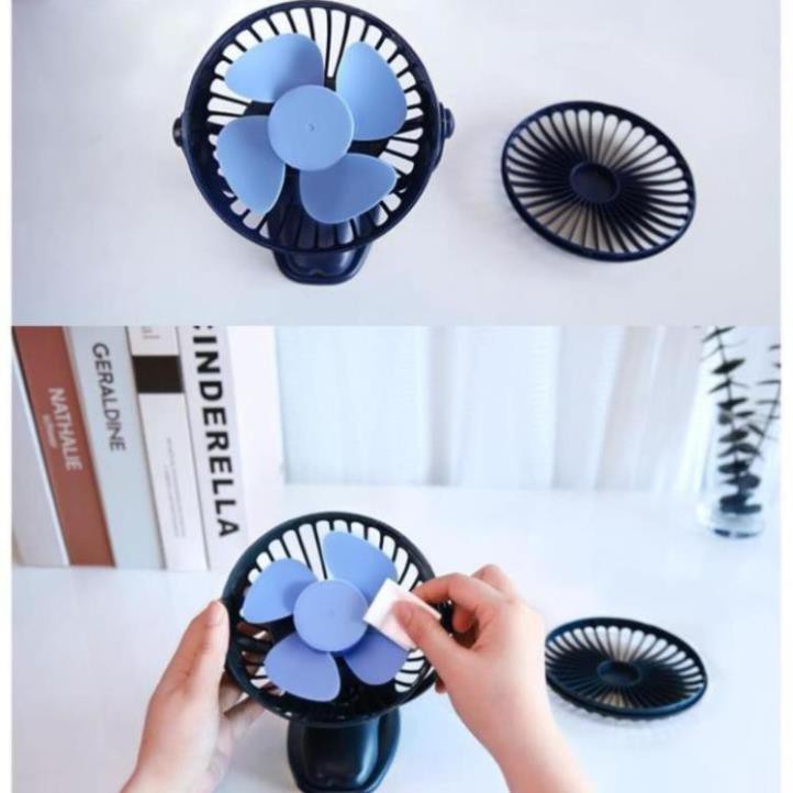 Quạt cầm tay tích điện YOOBAO F04 xoay góc 360 độ kẹp xe đẩy để bàn pin khủng 6400mAh 🍁 Lỗi 1 đổi 1🔥FREE SHIP🔥 | BigBuy360 - bigbuy360.vn