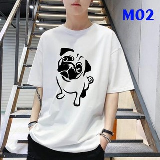 Áo PHÔNG CHÓ BULL [FREESHIP] Áo unisex, áo thun nam nữ đen trắng from rộng, vải cotton xịn