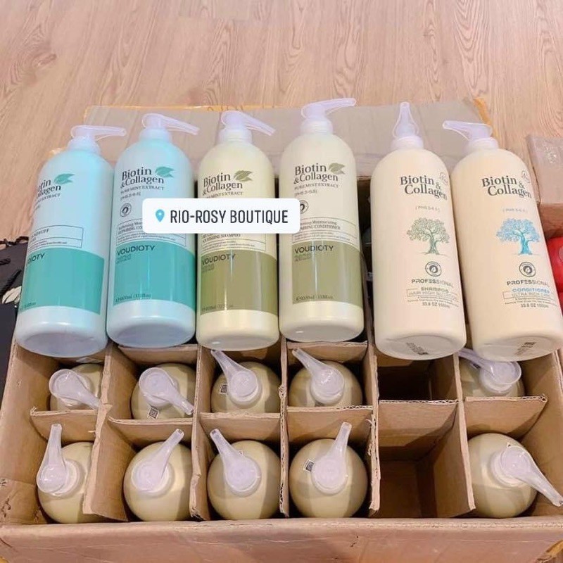 CẶP DẦU GỘI XẢ BIOTIN & COLLAGEN VOUDIOTY CHÍNH HÃNG KIỂM SOÁT DẦU CHỐNG GÃY RỤNG TÓC | BigBuy360 - bigbuy360.vn