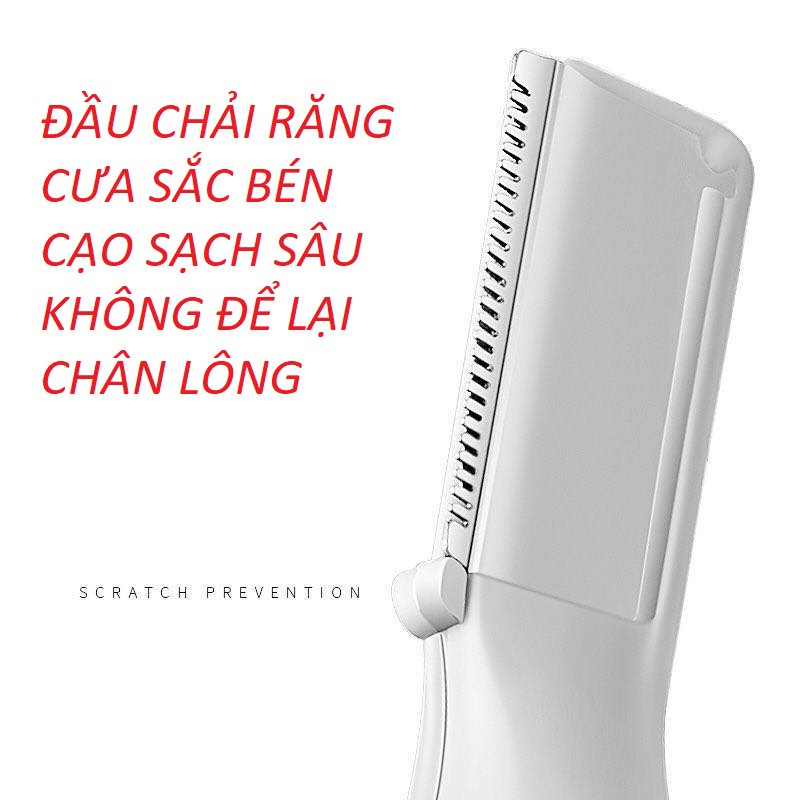 Máy Tông Đơ Cạo Chân Mày Kèm Lược Tỉa + Cọ Quét