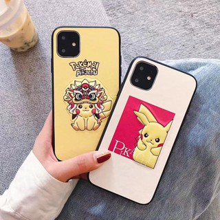 Ốp lưng iphone 11 11pro 11pro max Pikachu Soft Leather