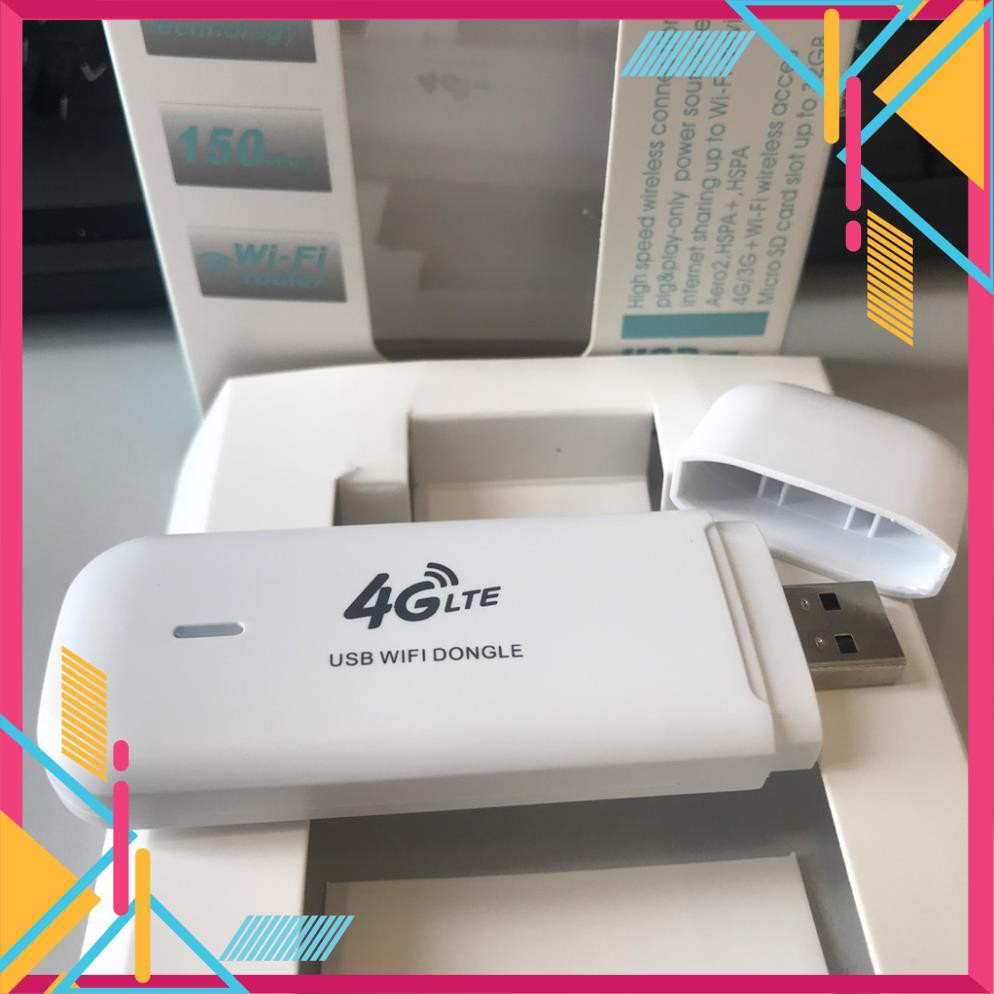 (USB WIF CHÍNH HÃNG CAO CẤP) PHÁT WIFI DI ĐỘNG 3G/4G DONGLE LTE - Bảo Hành 2 năm (Giá Sốc) | BigBuy360 - bigbuy360.vn