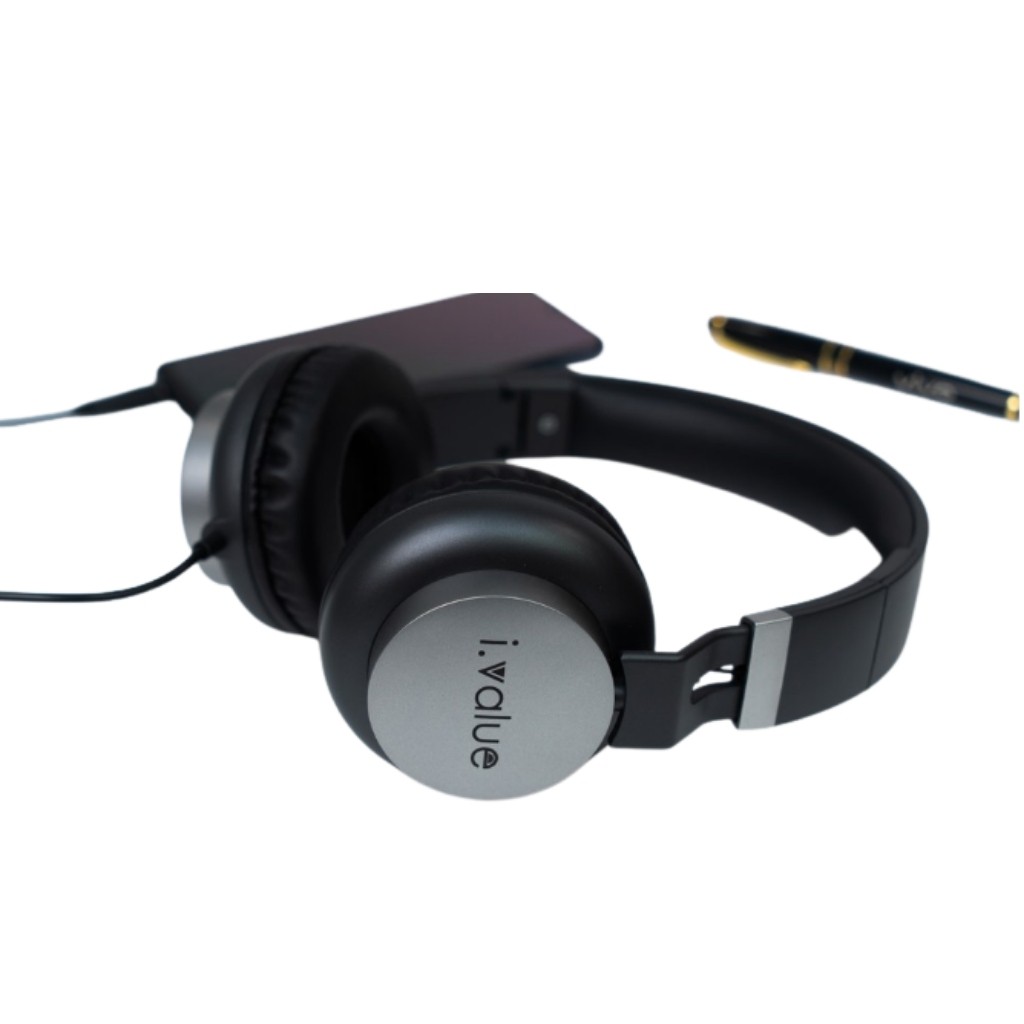 Tai nghe có dây choàng đầu i.value T-132, Đàm thoại, Chụp tai, Hàng chính hãng