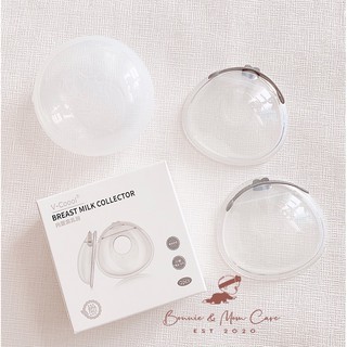 [Có sẵn] Lót ngực hứng sữa silicon V-Coool (set 2 cup kèm hộp đựng)