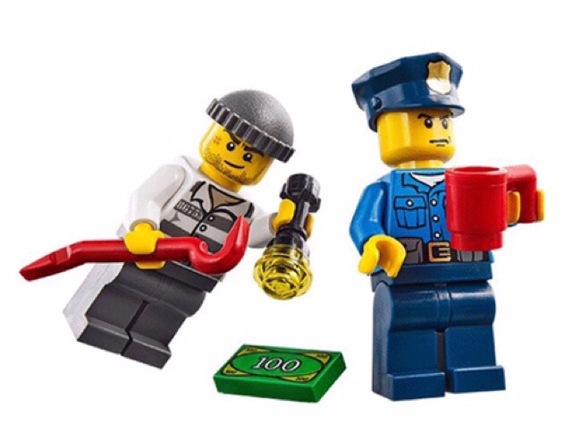 Lắp ráp xếp hình urban police 10420-Xe cảnh sát lưu động