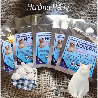 5 gói NOVERA trị ve ,bọ chét ở chó mèo