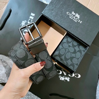 Set ví kèm thắt lưng full box