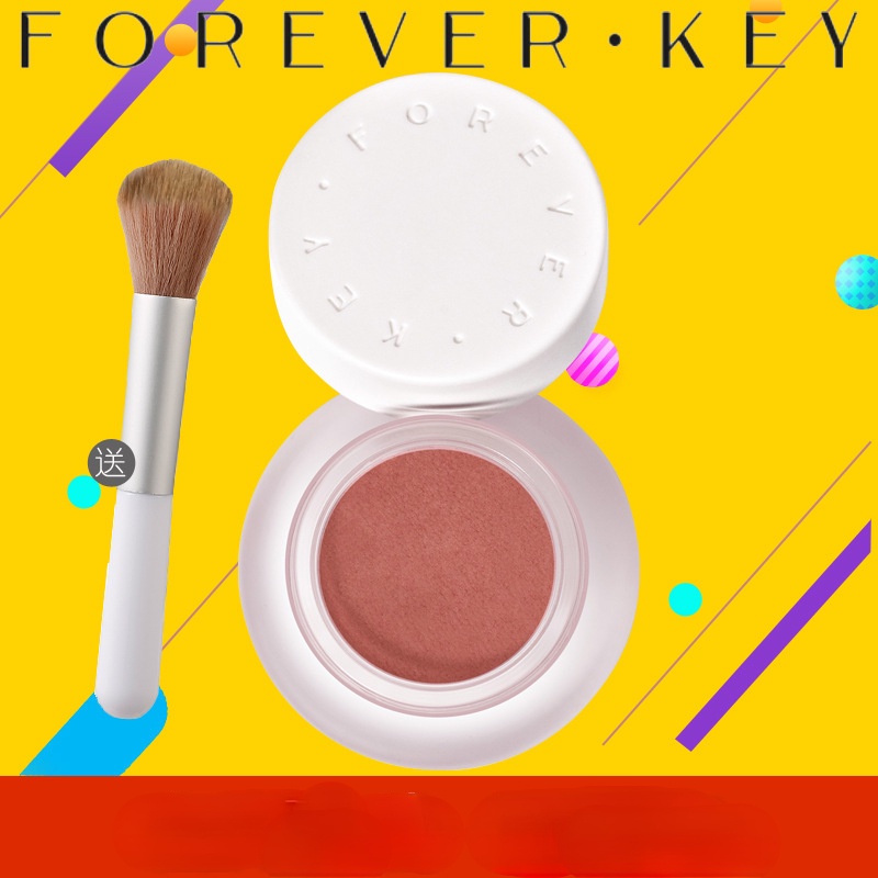 FOREVER · KEY Phấn Má Hồng Dạng Kem Màu Đơn Sắc Tự Nhiên ForeverKey