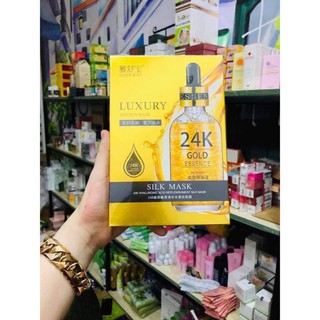 Mặt nạ vàng 24k 💕FREE SHIP💕 > Lố 10 miếng< Mặt nạ vàng 24k luxury phục hồi da hư tổn