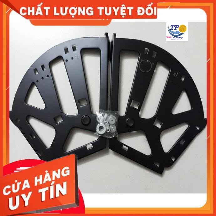 Bộ 2 chiếc phụ kiện tủ dày thông minh giá xoay 3 tầng