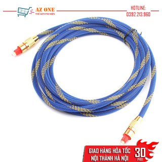 Cáp quang âm thanh Toslink Optical 1m (Xanh Phối Vàng)