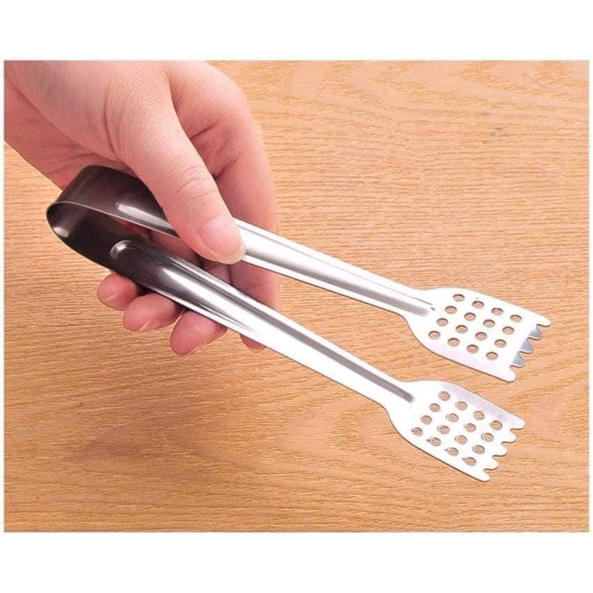 Kẹp inox gắp đồ nướng, kẹp gắp đá, đồ nóng thức ăn chuyên dụng size 18cm, 22cm