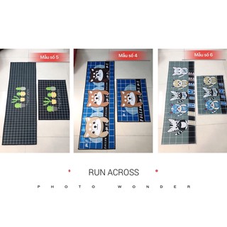 BỘ 2 THẢM BẾP 3D SIÊU XINH